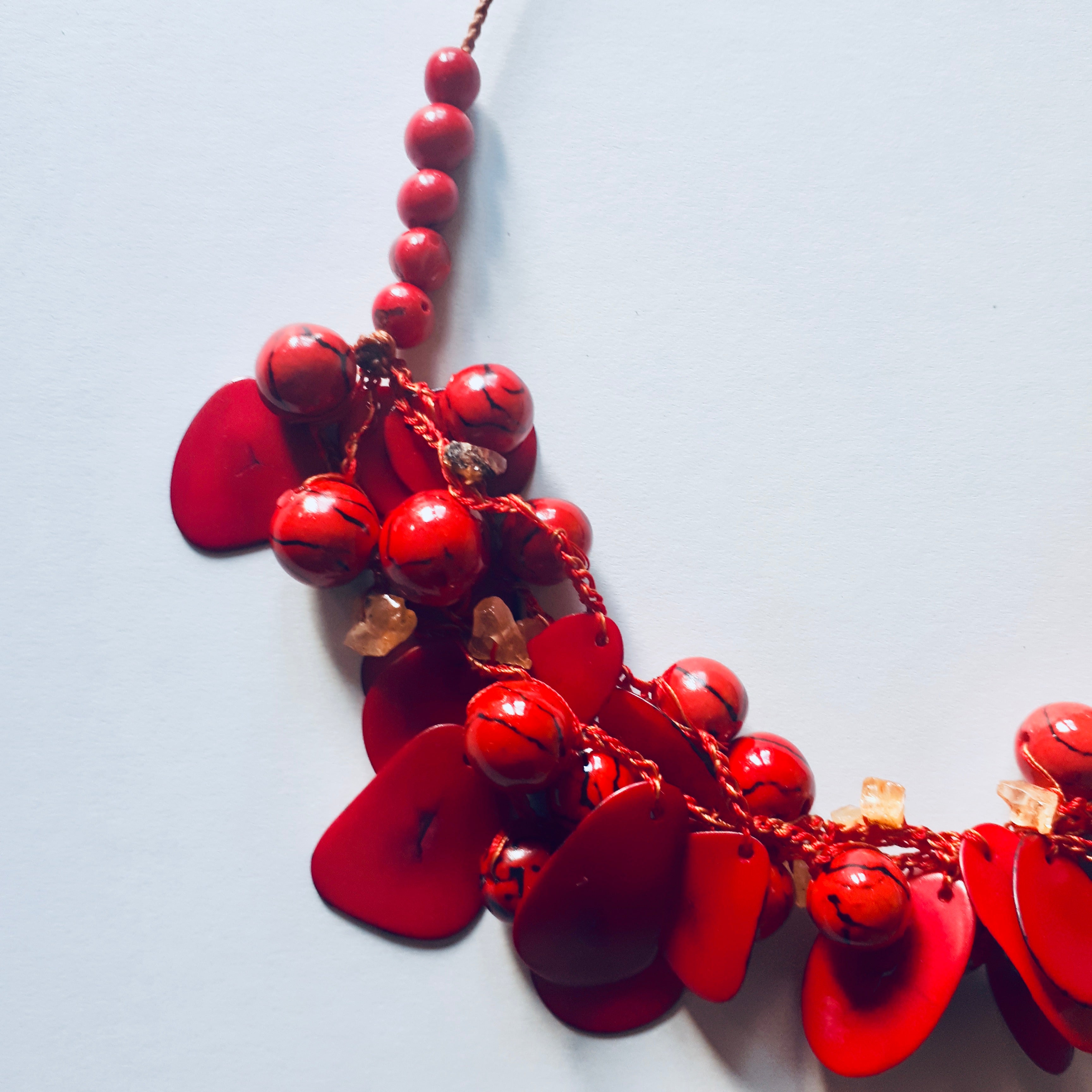 Red Tagua Necklace